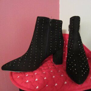NWOT/Halston Tokyo Bedazzled Ankle Booties ~ Sz. 6.5 ~ Brand New!